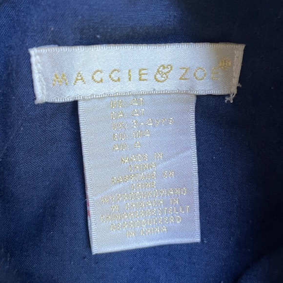 Maggie & Zoe Blue and Gold Anchor Dress - Picture 6 of 6